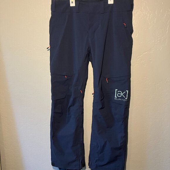 Women's Burton [ak]® Summit GORE-TEX 2L Snow Pants SHORT Inseam, Large, Navy - Picture 1 of 11